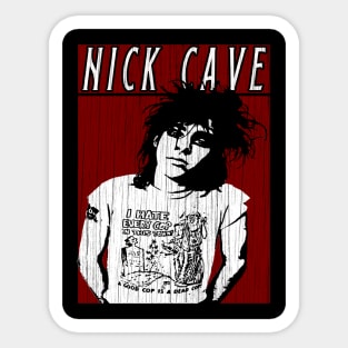 Vintage Retro Nick Cave Sticker